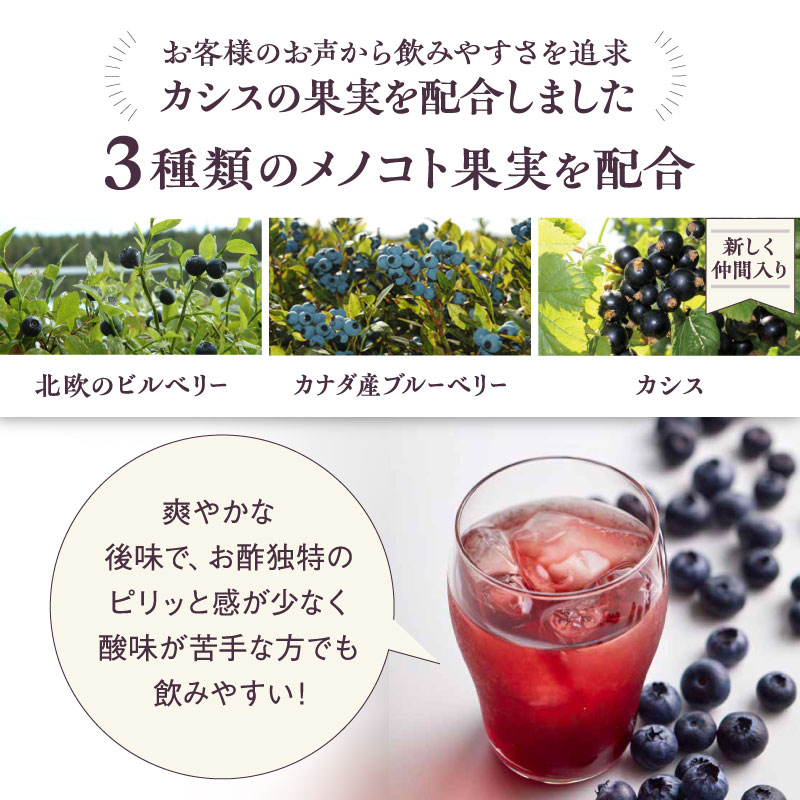 2025年ブルーベリー黒酢(3本セット)