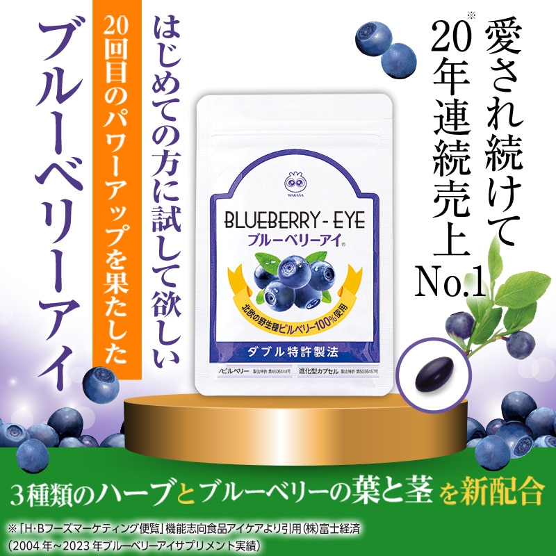 ブルーベリーアイ 31粒（約1ヵ月分） 今回のみ