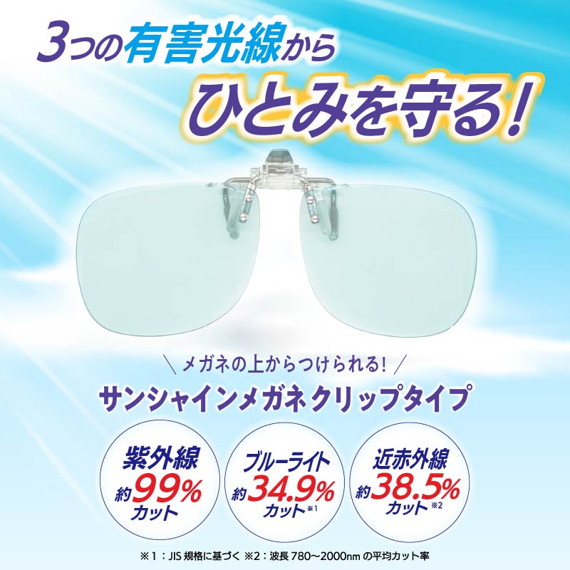 サンシャインメガネ クリップタイプ
