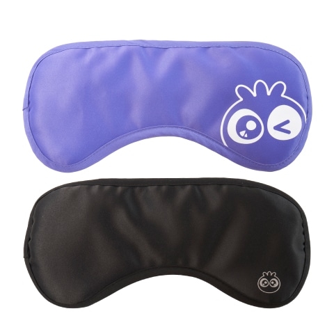 血流促進アイマスク(パープル・ブラック)2個セット