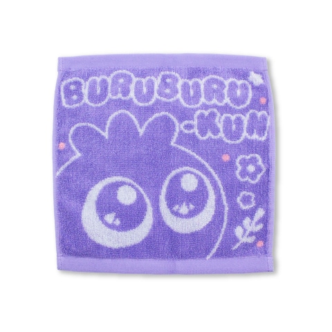 ブルブルくんジャガードハンドタオル(パープル)