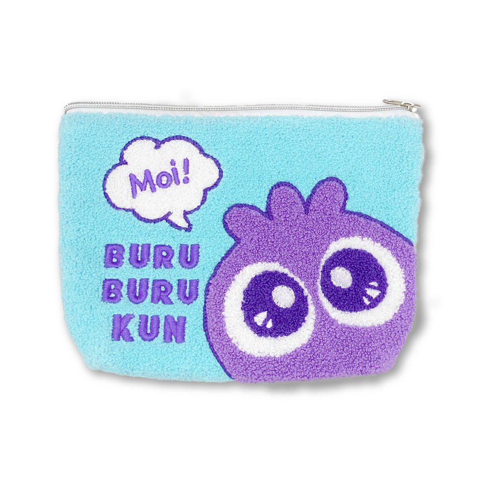 ブルブルくん サガラ刺繍ポーチ（ブルブルくん）