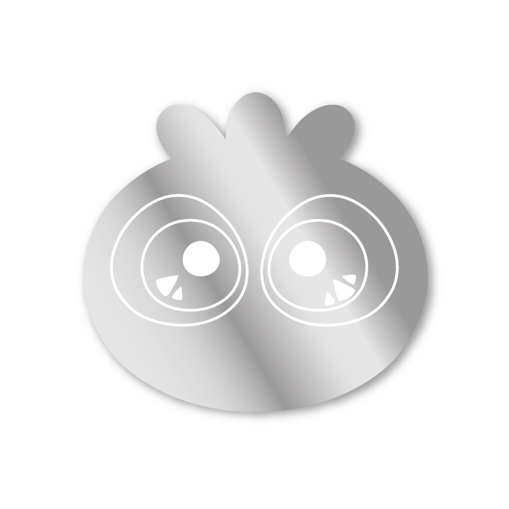 ブルブルくん ペタッとミラー(ブルブルくんフェイス)