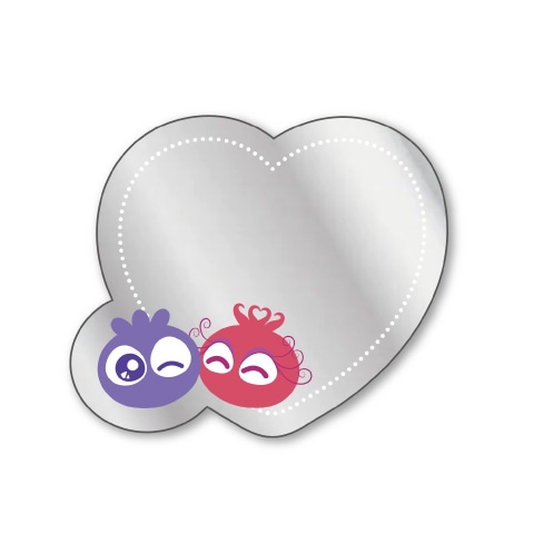 ブルブルくん ミラーステッカー(ブルブル×アイアイ)