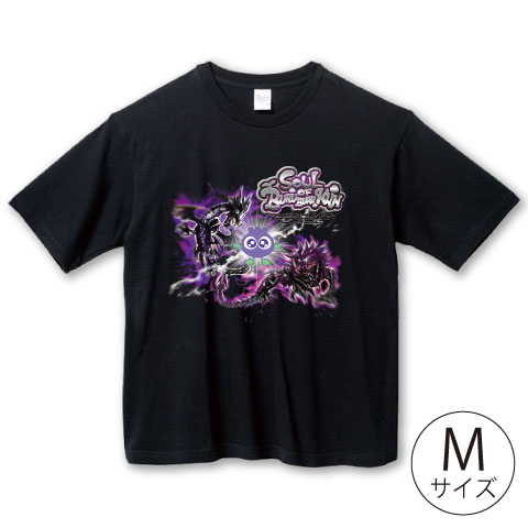 家庭科のドラゴン×ブルブルくん コラボ第2弾ビッグシルエットTシャツ（ブラックM）