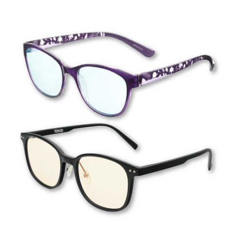 サンシャインメガネ(BR)&ナイトグラス(BK)セット