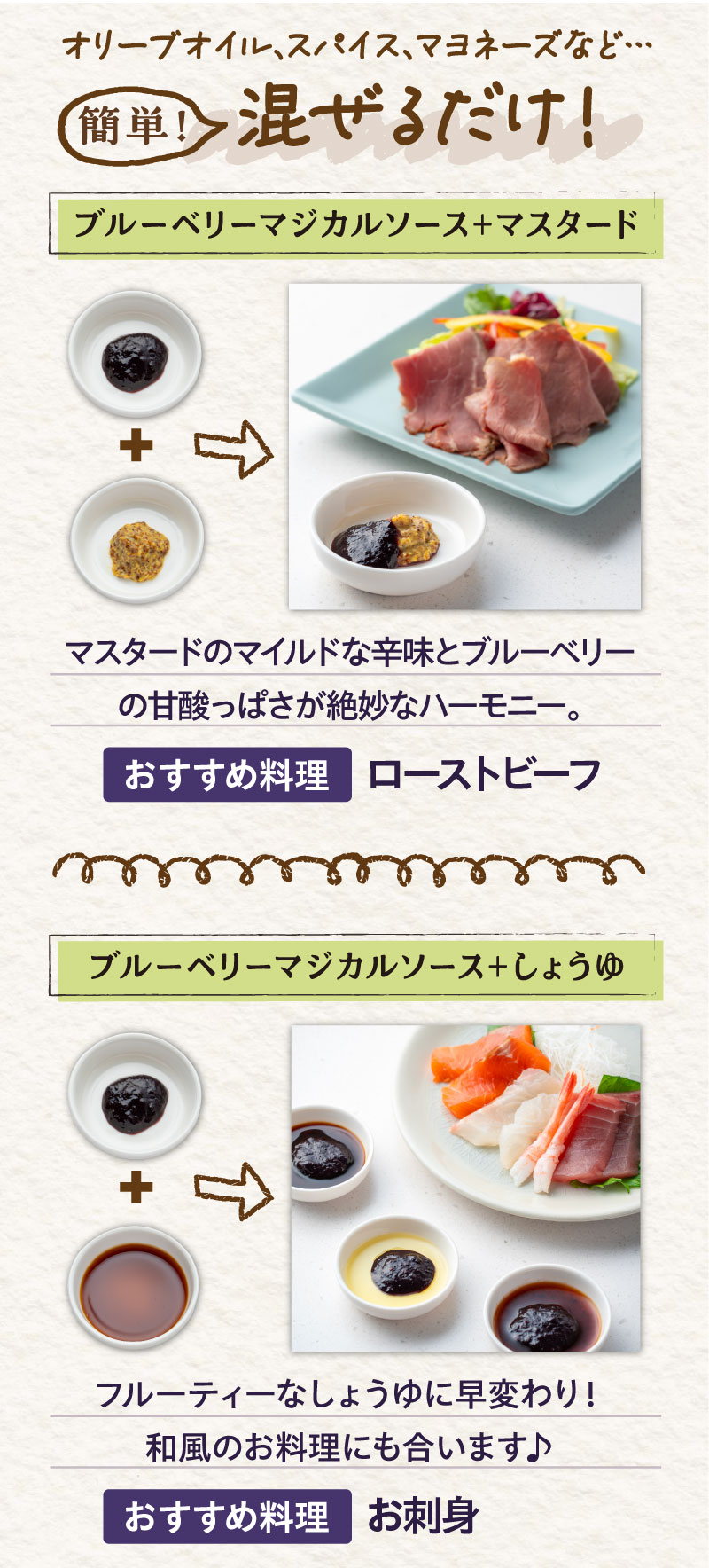 ブルーベリー果実を存分に使用しています