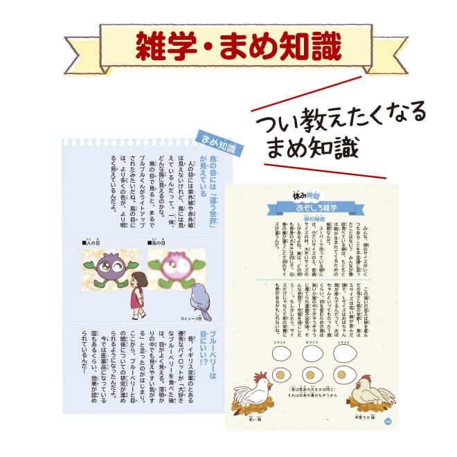 雑学やつい教えたくなるまめ知識が掲載！