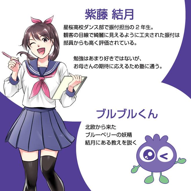 「紫藤 結月」「ブルブルくん」の紹介