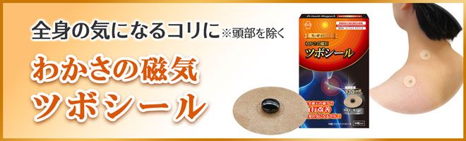 わかさの磁気ツボシール