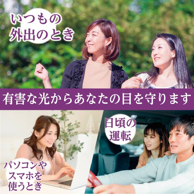 有害な光からあなたの目を守ります 