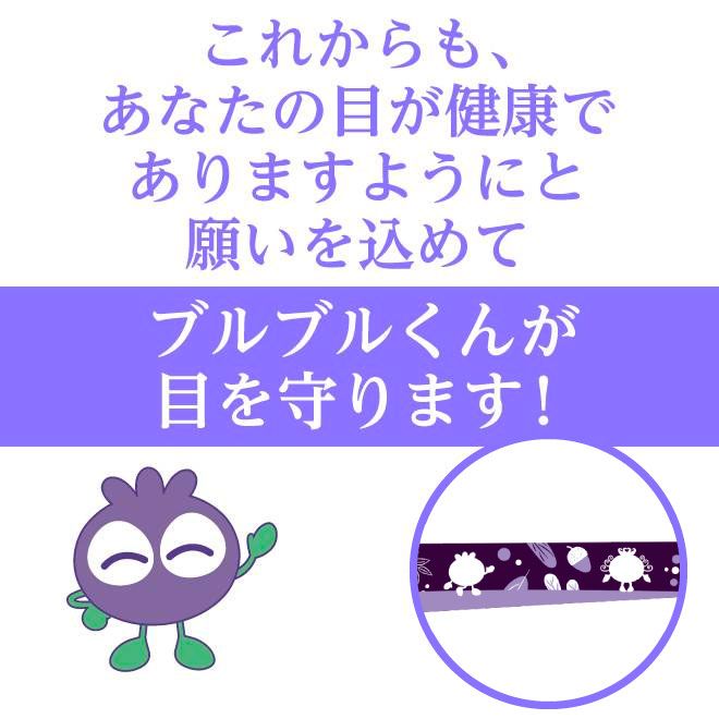 これからも、あなたの目が健康でありますようにと願いを込めてブルブルくんが目を守ります 
