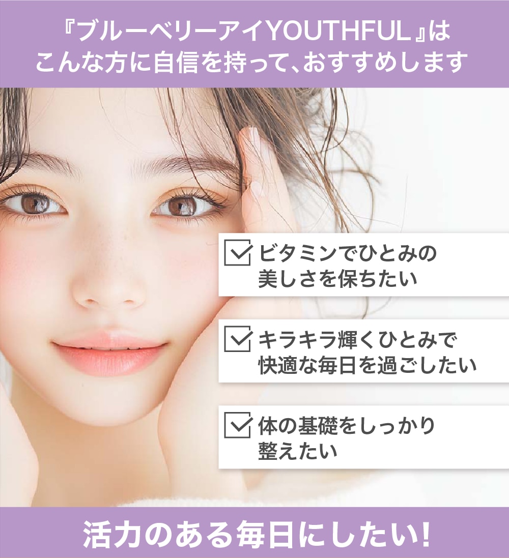 『ブルーベリーアイYOUTHFUL』はこんな方におすすめ