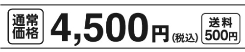 通常価格4,500円（税込）