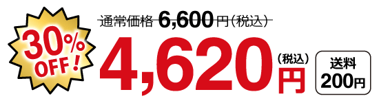 特別価格4,620円