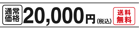 通常価格20,000円（税込）