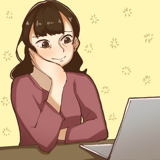 目にいいサプリメントを探している女性の様子