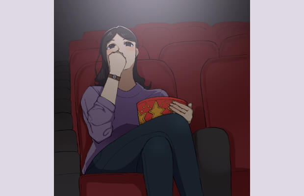 #映画館 目の乾きが気になる