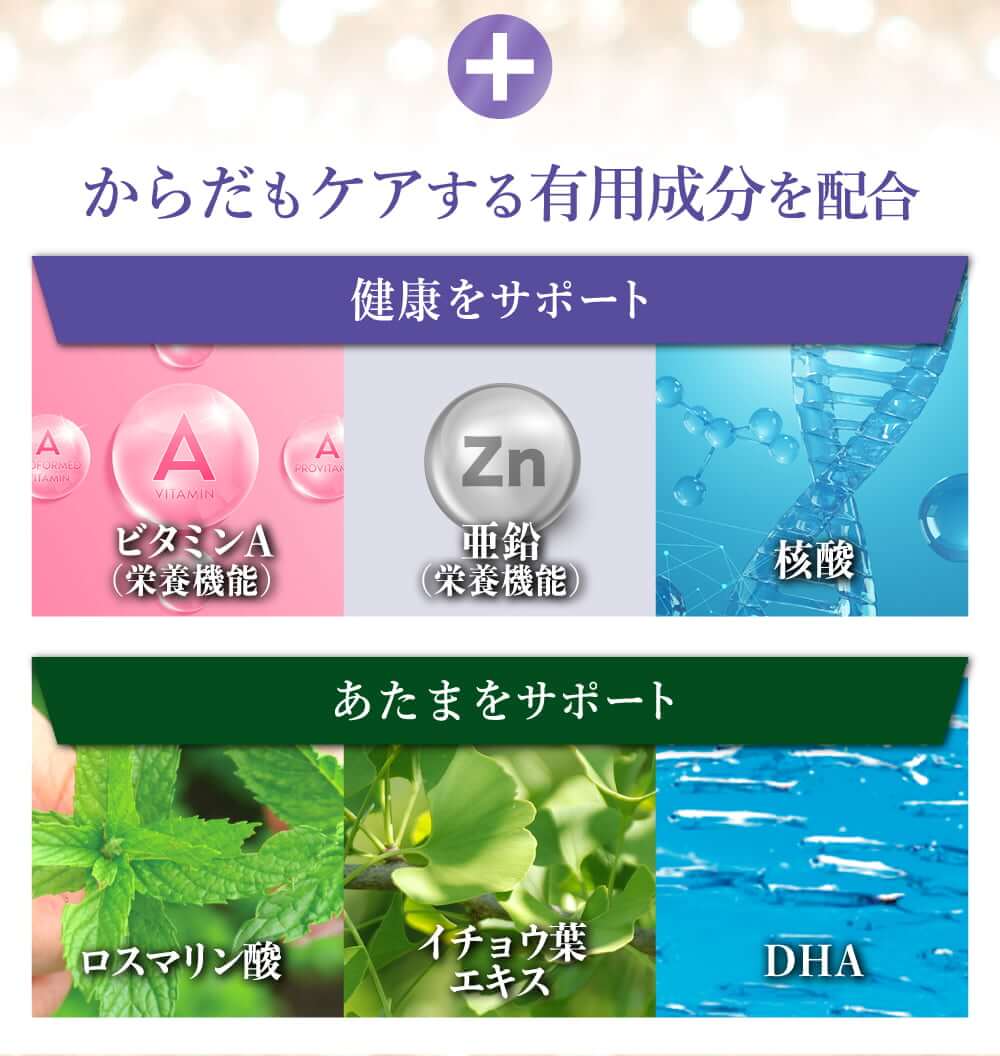 ブルーベリーアイtheBESTこわだりのひとみサポート成分。メグスリノキ。ブルーベリーの葉。ブルーベリーの茎。ポリフェノールなどの抗酸化成分は、日々の健康やすっきりとした生活を応援します。
