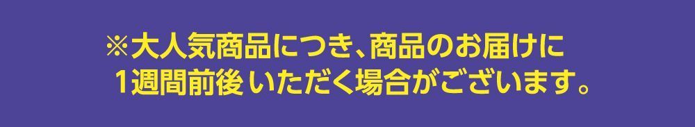 ※大人気商品につい、商品のお届けに１週間前後いただく場合がございます。