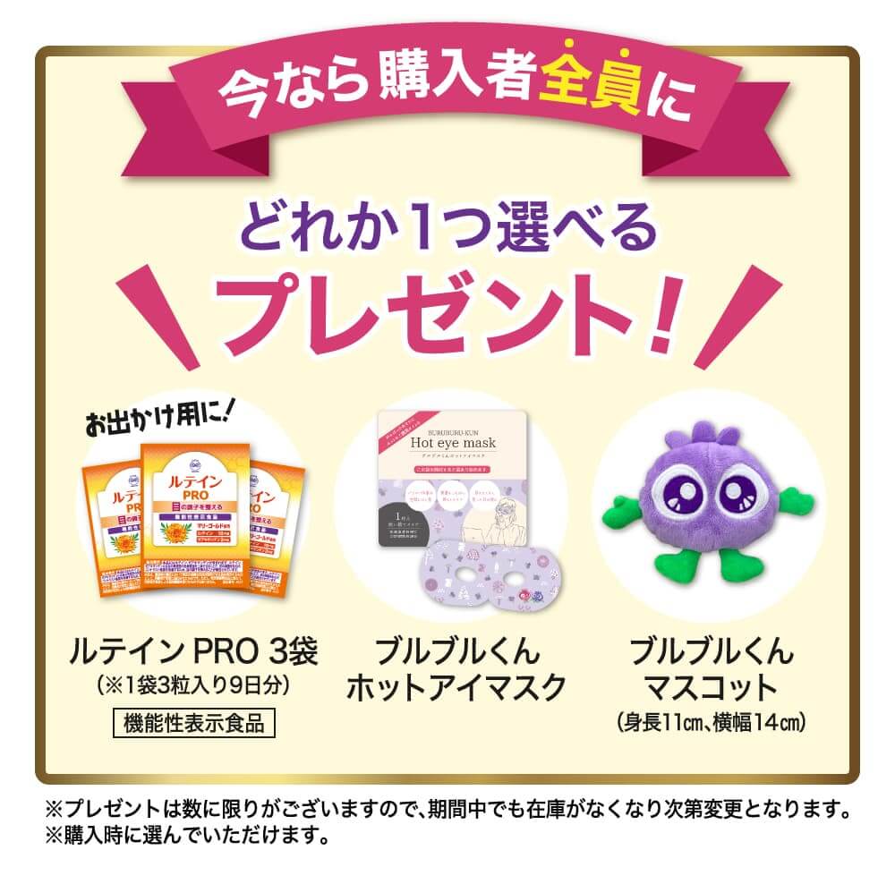 どれか１つ選べるプレゼント！