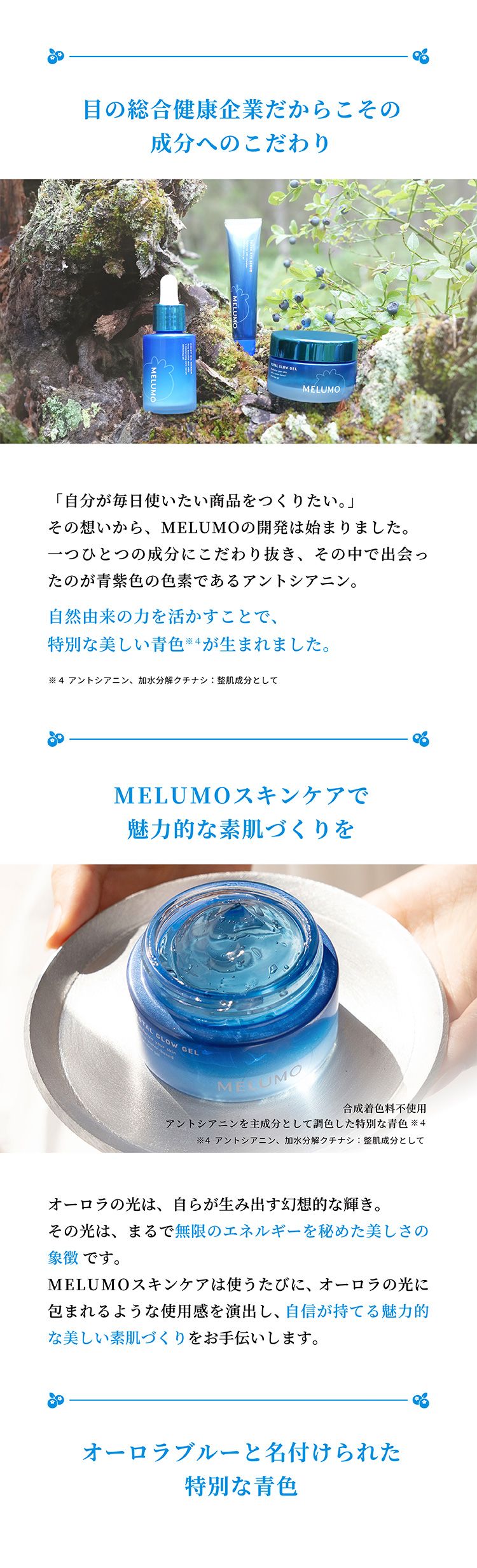 目の総合健康企業だからこその成分へのこだわり