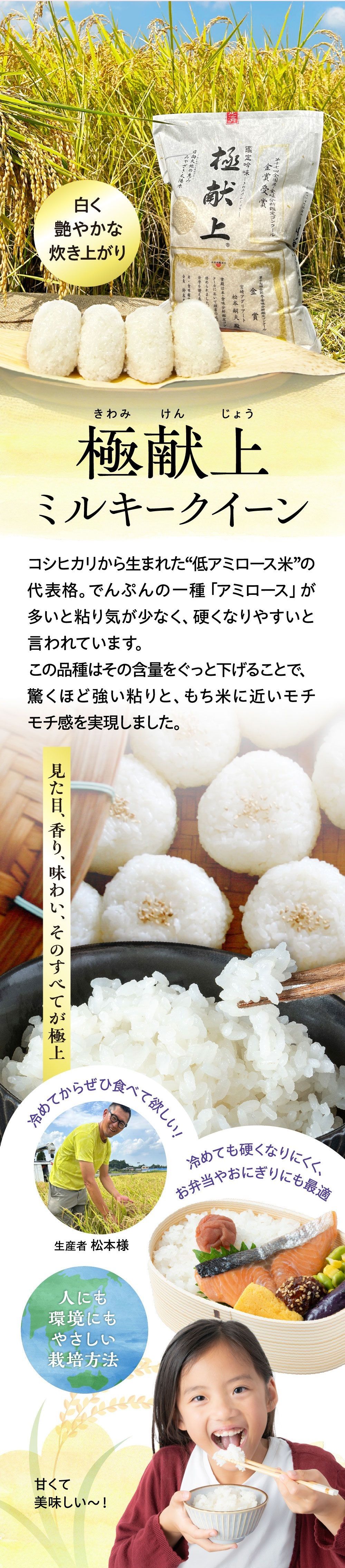 極献上ミルキークイーン