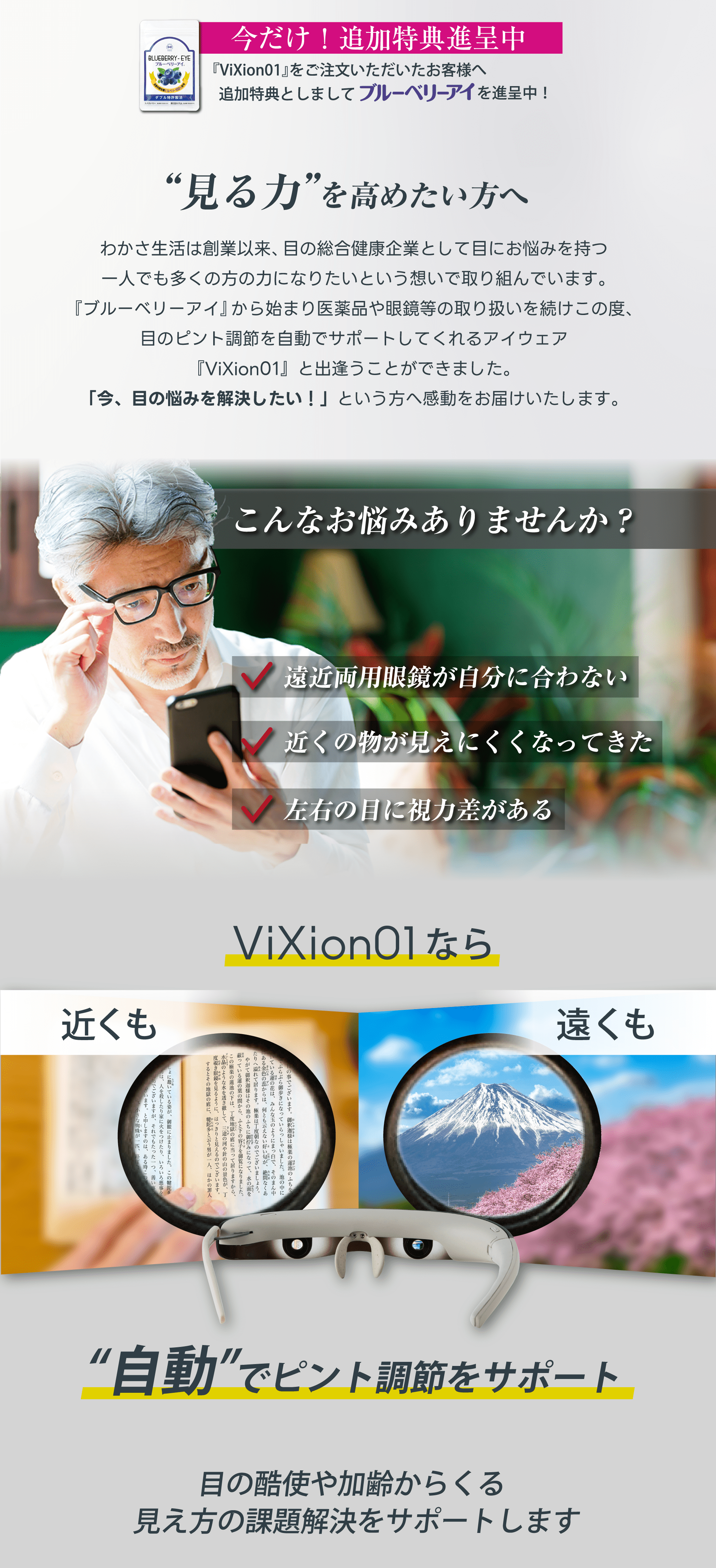 ViXion01｜わかさ生活