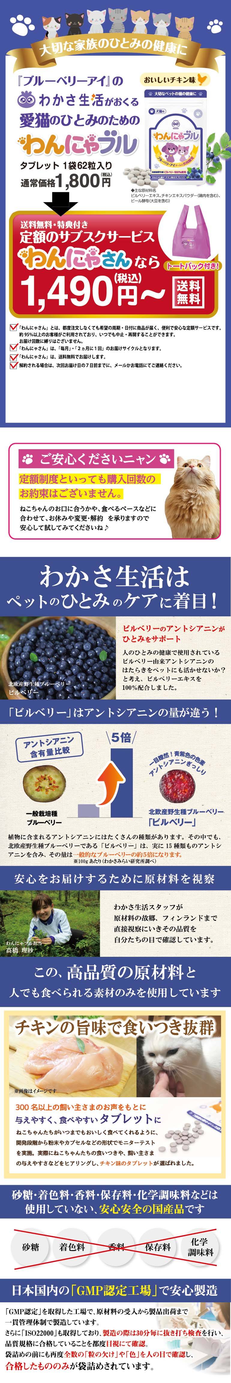 ブルーベリーアイ』のわかさ生活がおくるペットのためのひとみのサプリ