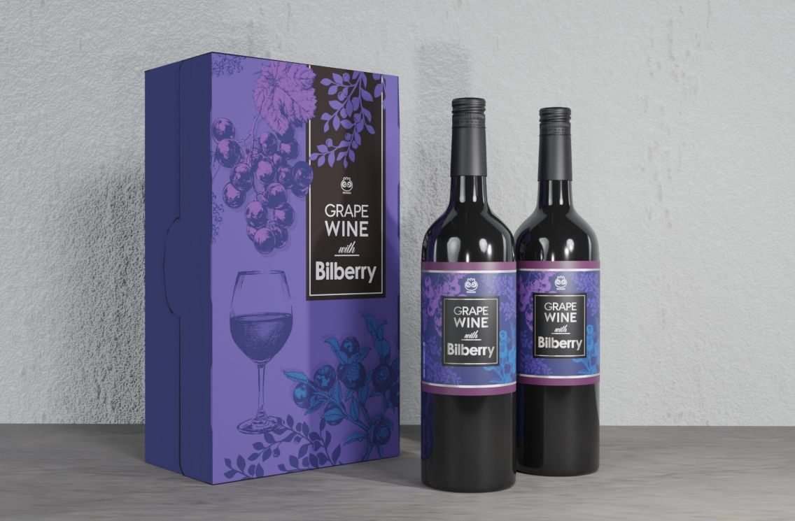 ビルベリーワインのパッケージ画像