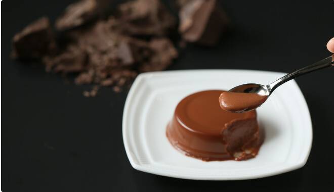 大人のチョコプリンの画像
