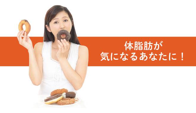 体脂肪が気になるあなたに!